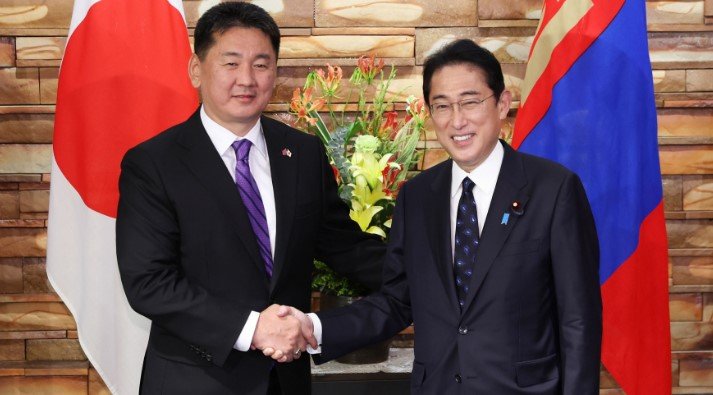 Japan and Mongolia