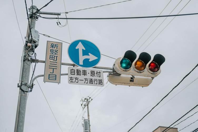 driving in Japan as a tourist - Japan street light